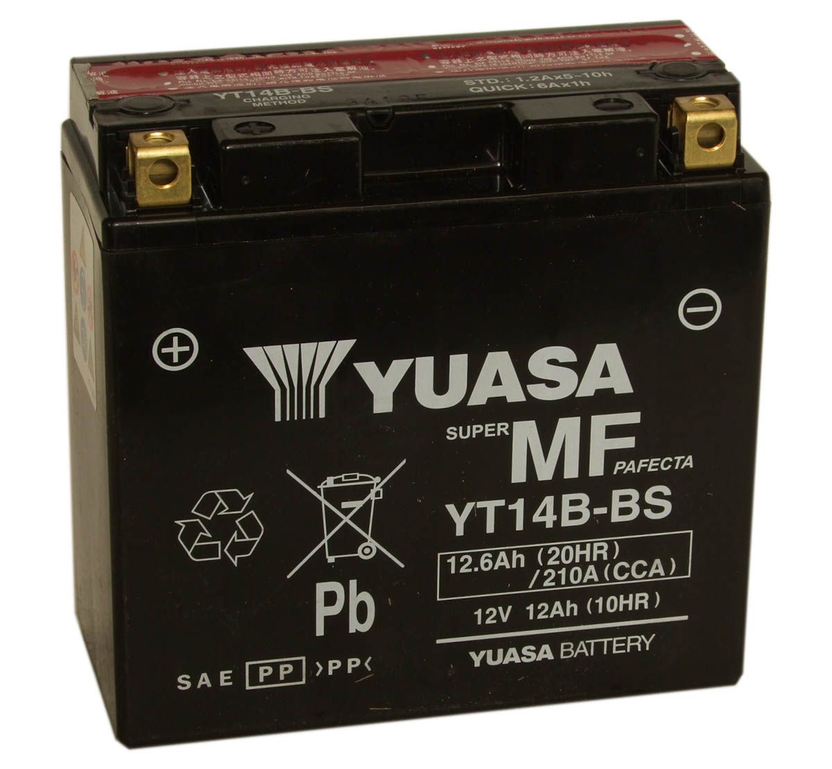 Yuasa YT14B-BS image 0