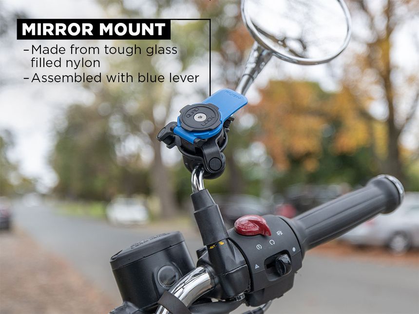 QuadLock Motorcycle/Scooter Mirror Mount image 1