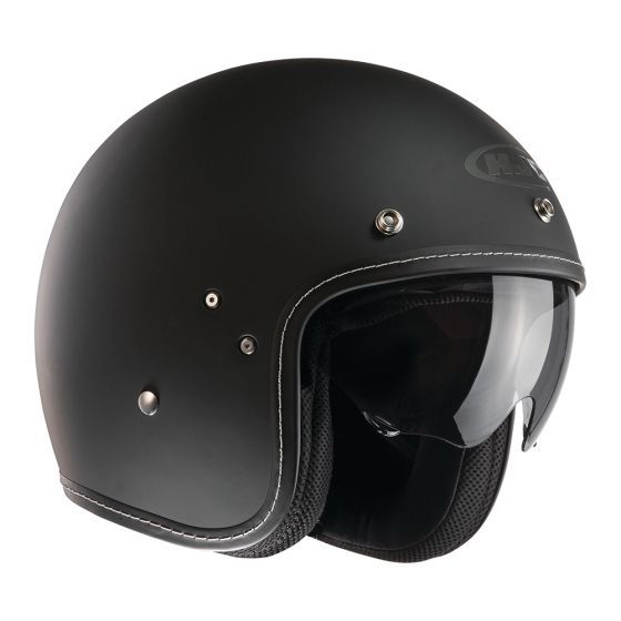 HJC FG-70s Openface Helmets Matt Black – Lee Motorcycles