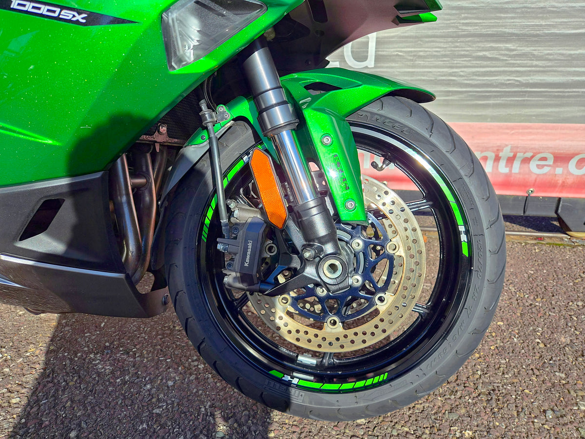 2020 Green Kawasaki Z1000-SX