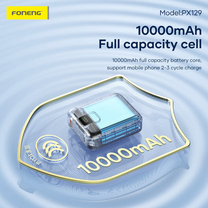 PX129 10000mAh Mini Power Bank (22.5W & 2 Outputs)