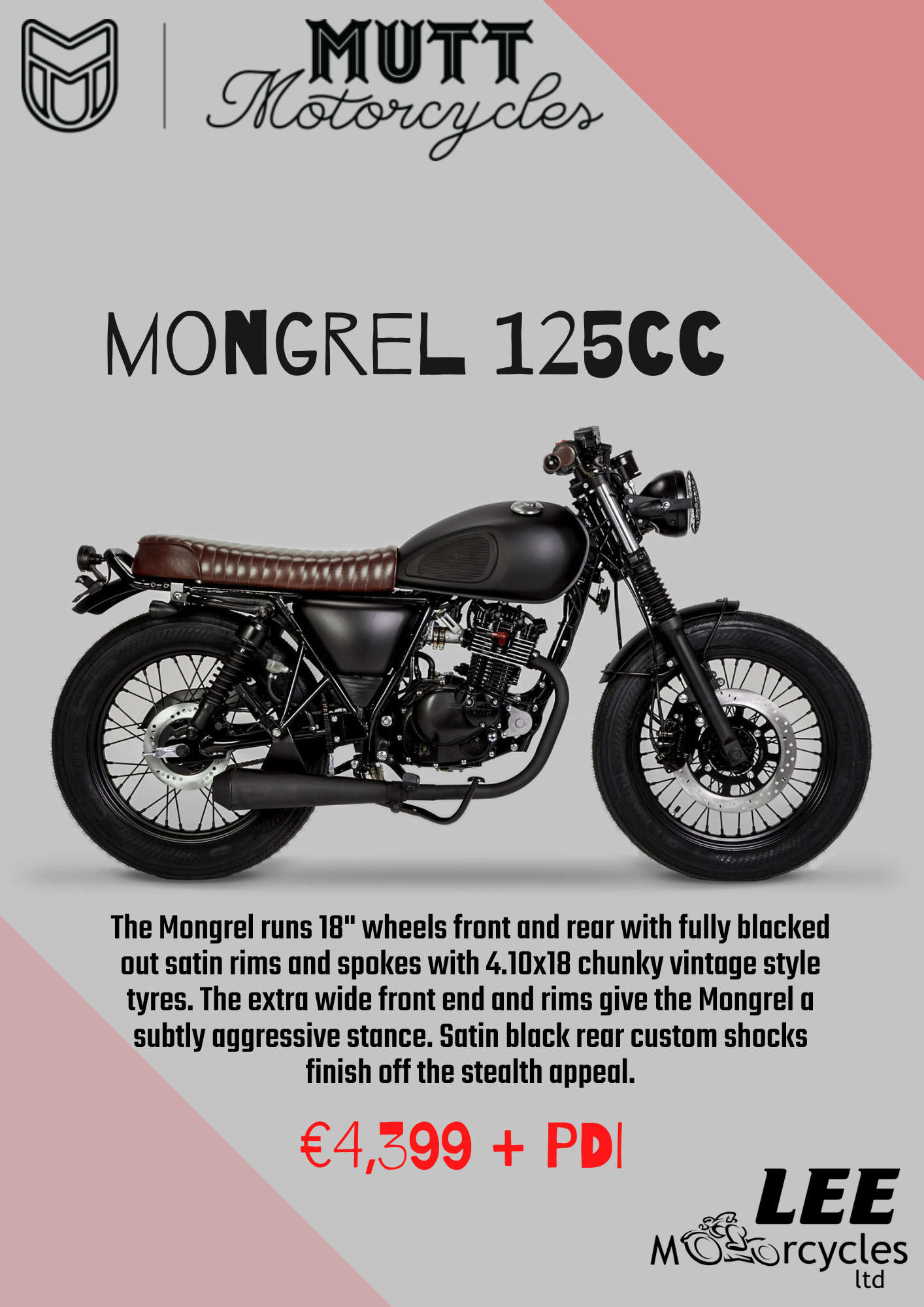 Mutt Mongrel 125cc *SOLD* image 0
