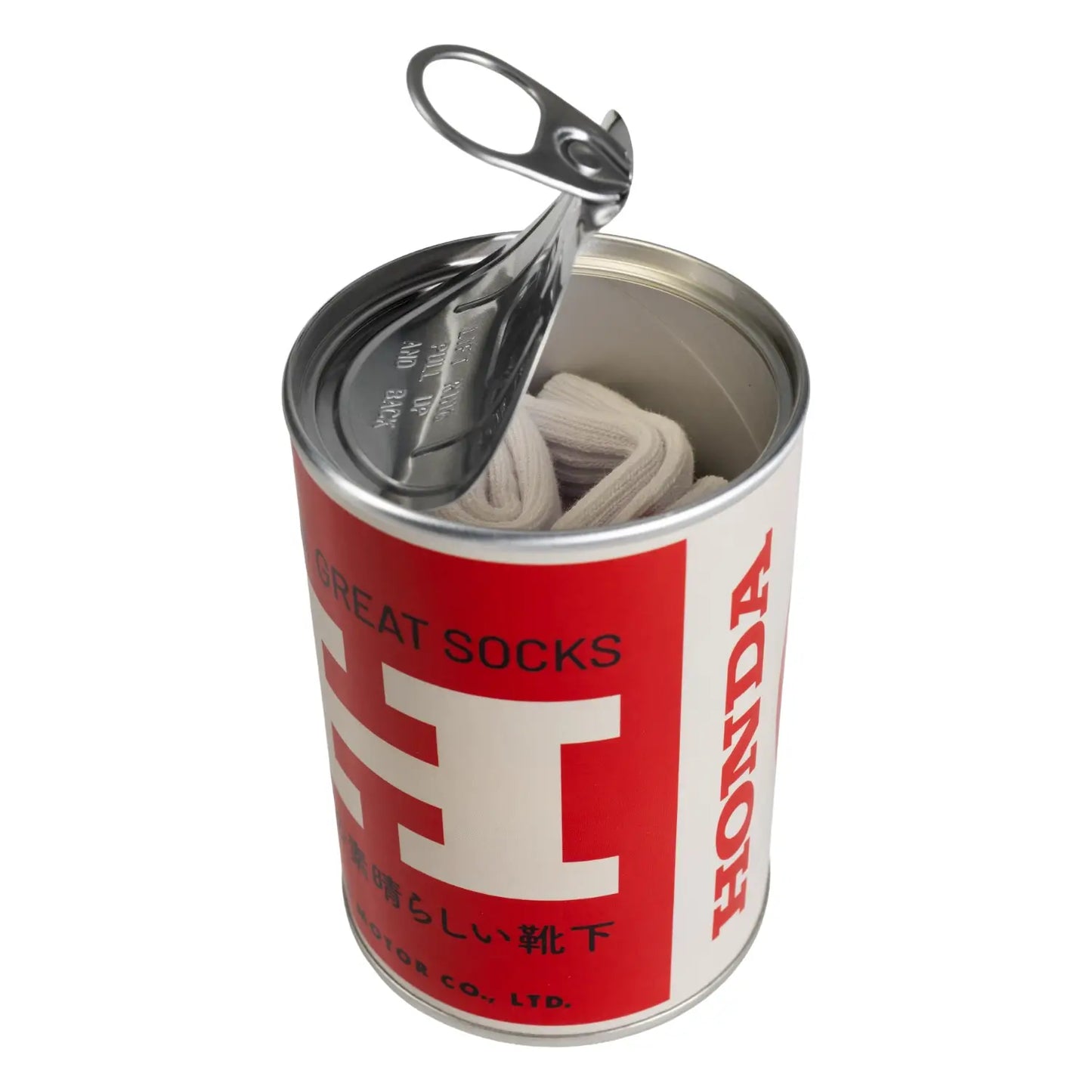 Premium Honda Crew Socks in Collectible Can