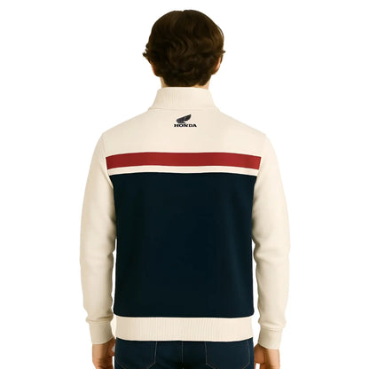 HONDA HTG 1/4 ZIP TRICOLOUR HOODIE
