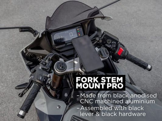QuadLock Motorcycle Fork Stem Mount Pro image 1