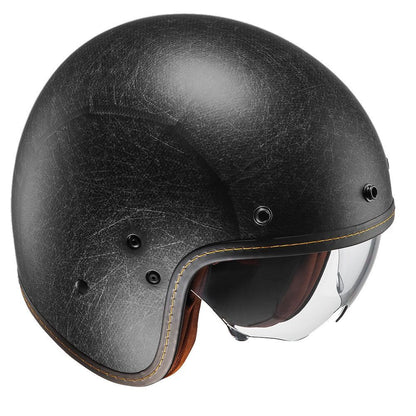 HJC FG-70s Openface Helmets Vintage Flat Black – Lee Motorcycles
