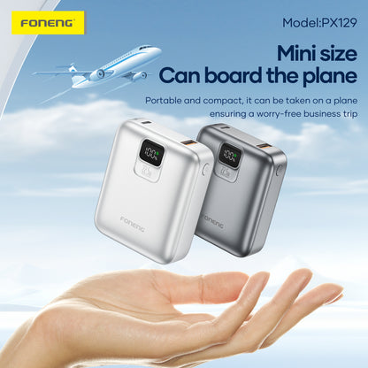 PX129 10000mAh Mini Power Bank (22.5W & 2 Outputs)